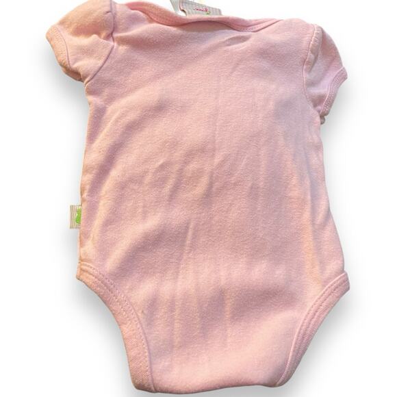 Duck Duck Goose Short Sleeve Bodysuit Baby Girl 3-6 Months Pink Embroidered Top - Picture 8 of 8